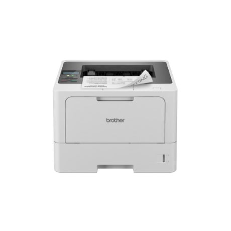 Brother HL-L5210DN monochrome laser printer, 48 ppm, duplex printing, Ethernet, ideal for office use.