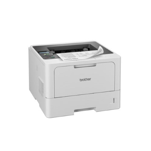 Brother HL-L5210DN monochrome laser printer, 48 ppm, duplex printing, Ethernet for office efficiency.