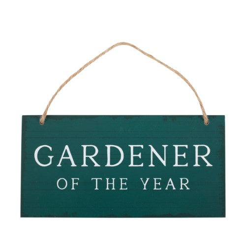 Gardener of the Year Hanging Sign