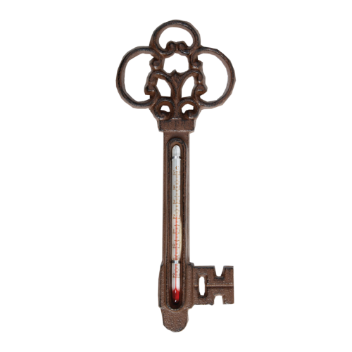 Thermometer - Key Cast Iron 8 x 1 x 22cm (Set of 3)