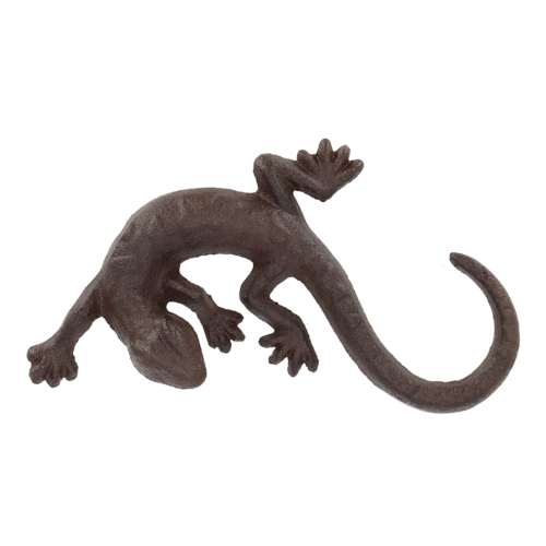 Ornament - Cast Iron Lizard Decoration 10 x 18cm (Set of 6)