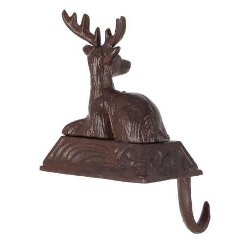 Stocking Hanger - Cast Iron Deer (20.6cm)