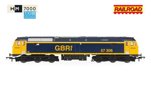 Hornby RailRoad GBRf Class 57 57306 DCC Sound Fitted Locomotive