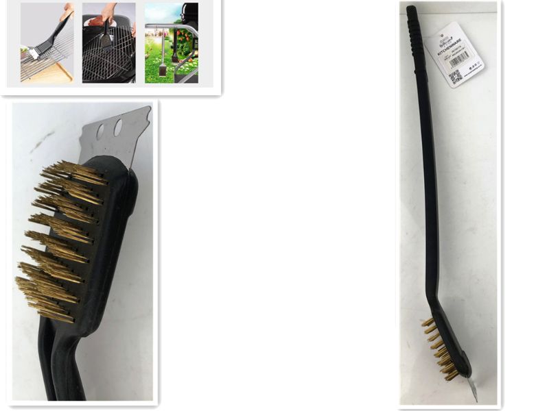 2 IN 1 BBQ BRUSH - 45CM (Set of 6)
