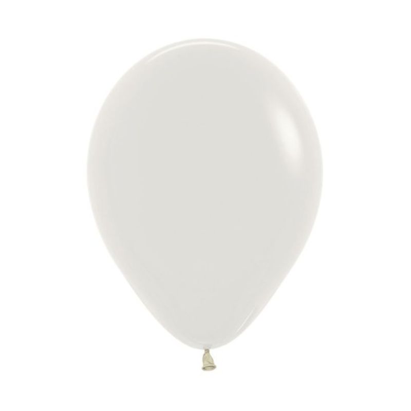 Pack of 25 Sempertex 30cm Pastel Dusk Cream Latex Balloons, perfect for elegant celebrations and versatile decorations.