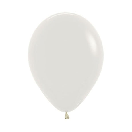 Pack of 25 Sempertex 30cm Pastel Dusk Cream Latex Balloons, perfect for elegant celebrations and versatile decorations.