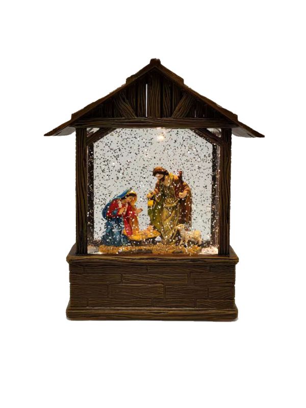 Fibre Optic Nativity House
