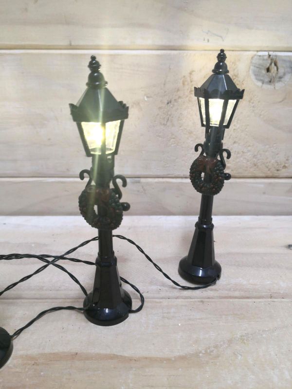 Fibre Optic 10cmLed Street Light Set x 4