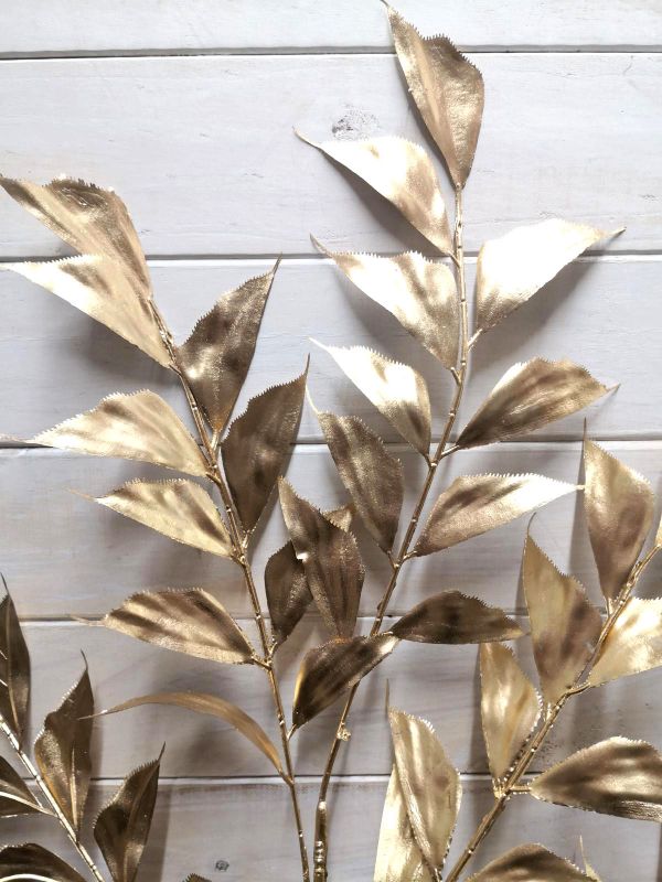 Gold - 100cmGold Leaf Spray x 5