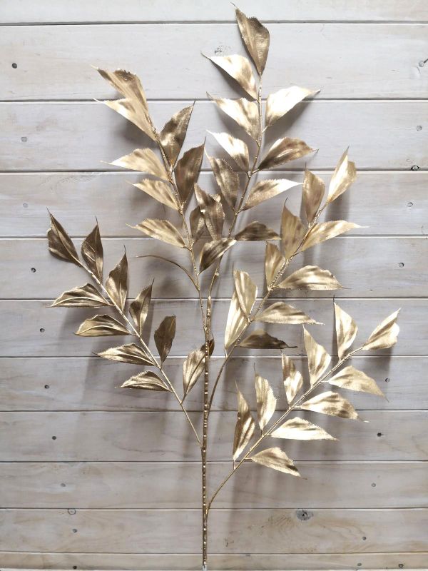 Gold - 100cmGold Leaf Spray x 5