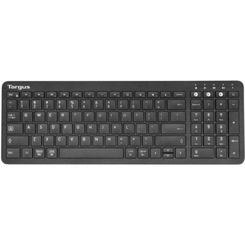 Targus Midsize Multi-Device Bluetooth Antimicrobial Keyboard - Compact, Wireless, Clean