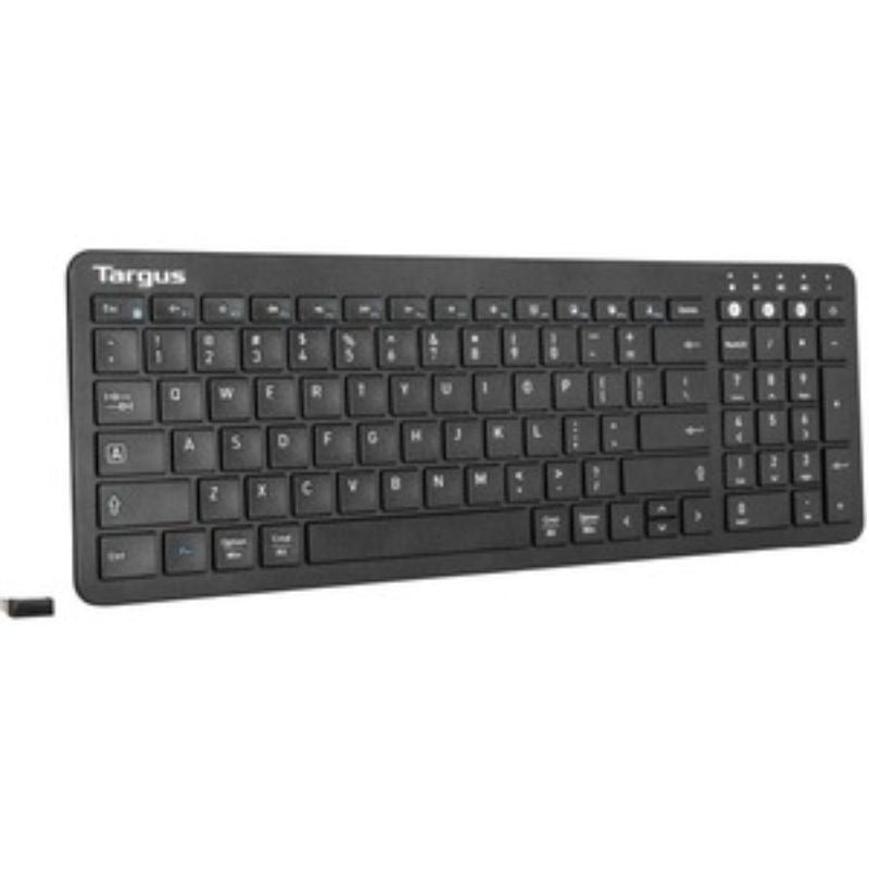 Targus Midsize Multi-Device Bluetooth Antimicrobial Keyboard - Compact, Wireless, Clean