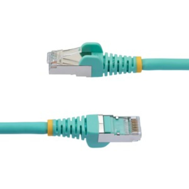 StarTech CAT6A LSZH Ethernet Cable, 1.50m, 10Gbps, PoE support, Low-Smoke, snagless connectors for reliable networking.