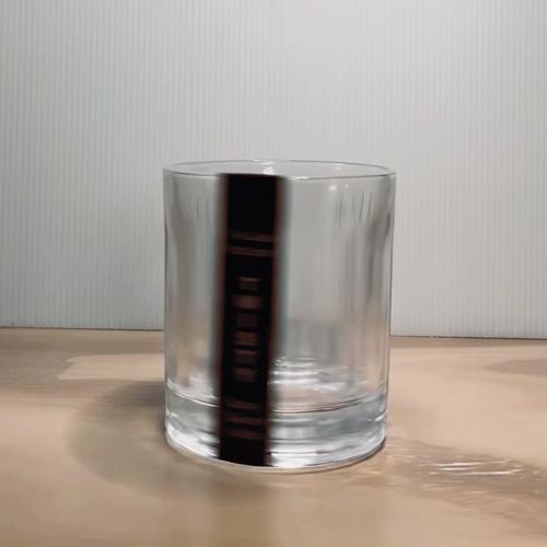 TWISTY SPINNING GLASS (LINES)