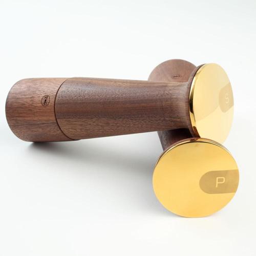 Oblique Deco Gold Pepper Mill - T&G