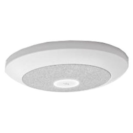 Logitech Rally Mic Table/Ceiling Mount in white for video conferencing, enhancing audio quality with versatile installation options.