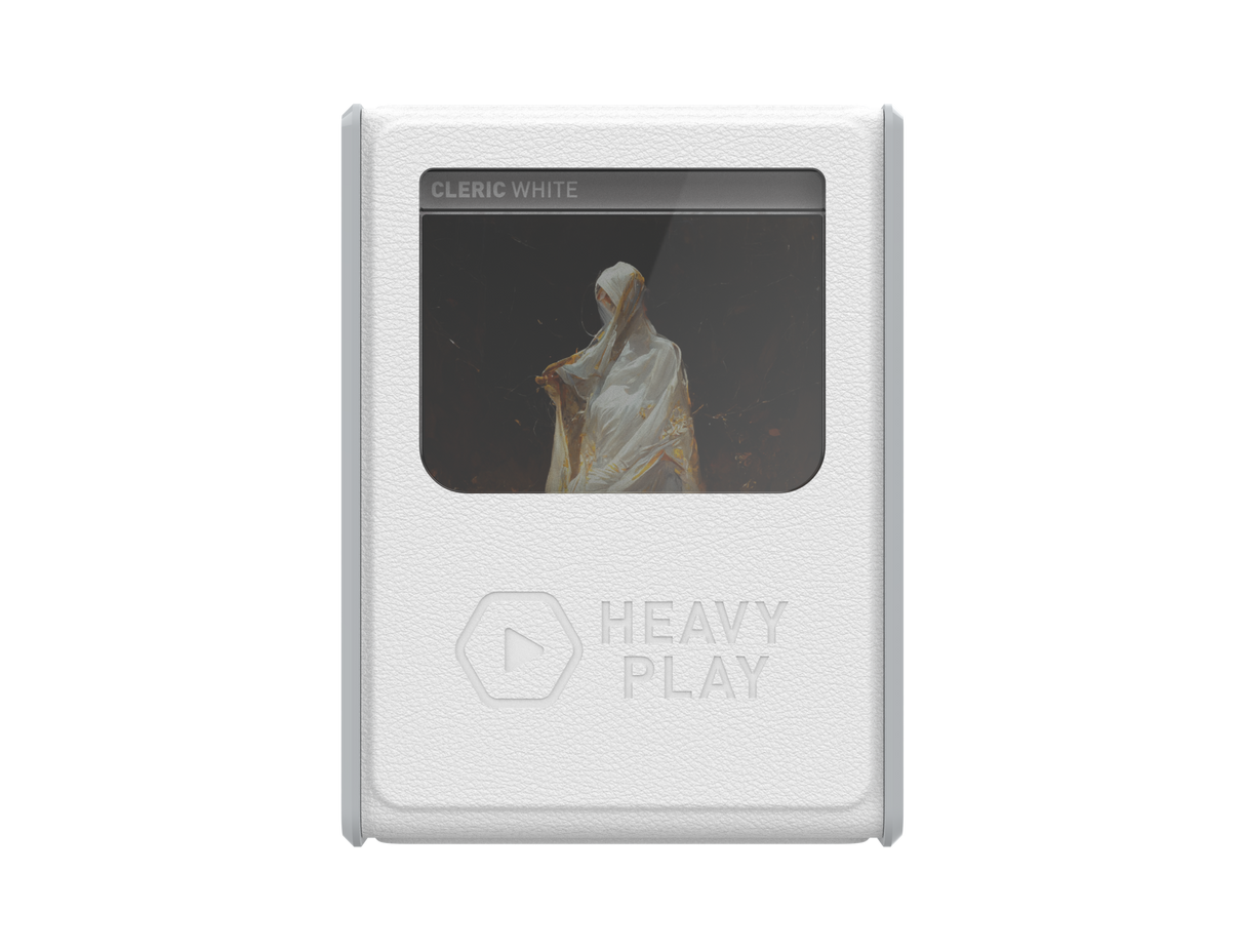 Heavy Play: RFG Deckbox 80 DS - Cleric White