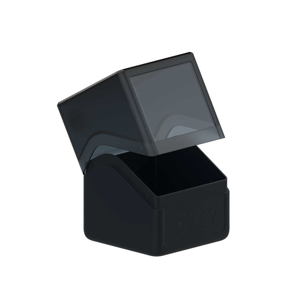 Heavy Play: RFG Deckbox 100 DS - Warlock Black - Gaming Playmat