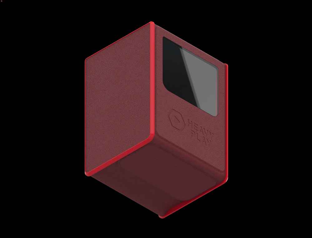 Heavy Play: RFG Deckbox MAX 100 DS - Barbarian Red