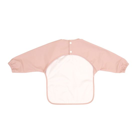 Recycled Long Sleeve Bib - Pink - All4Ella