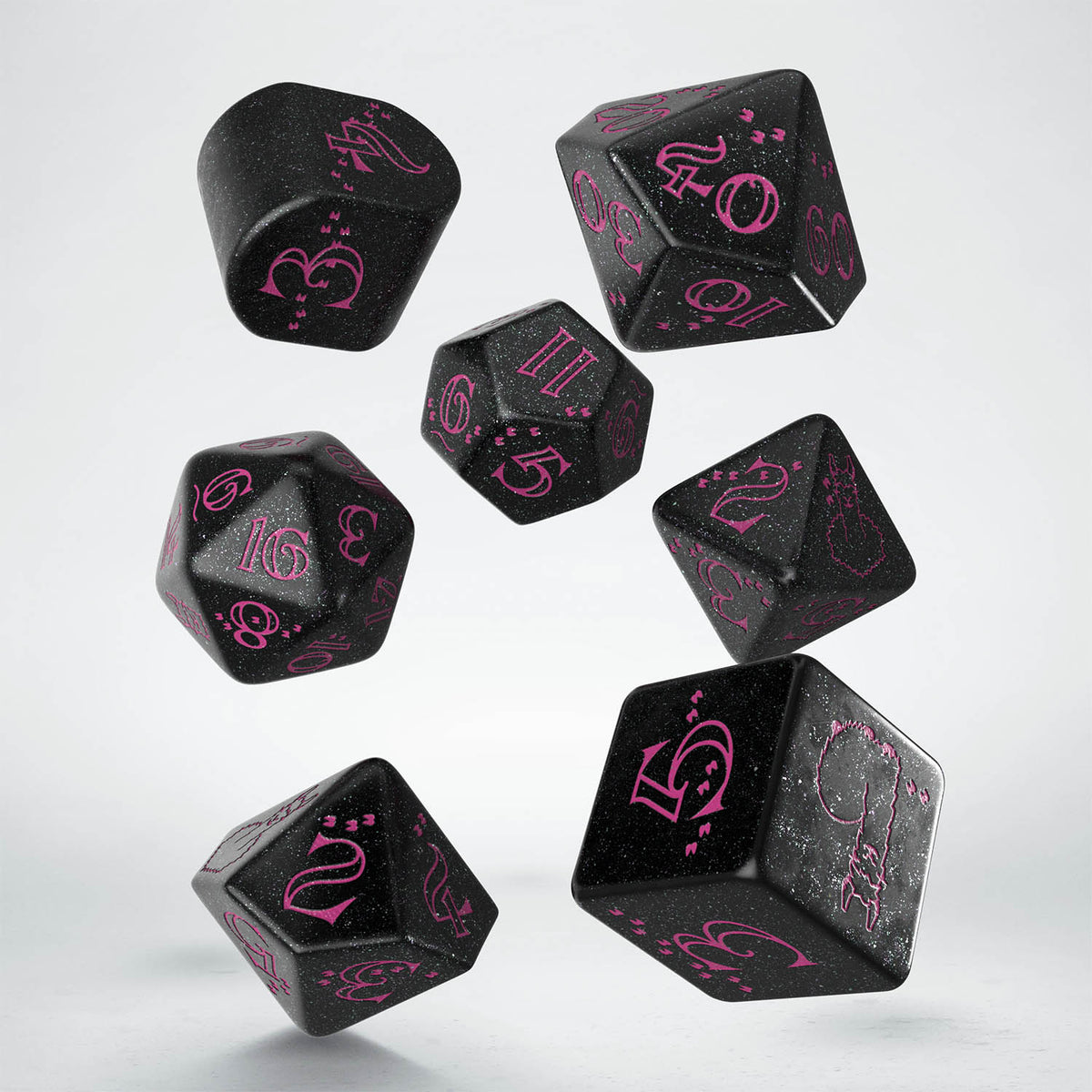 Q Workshop - Llama - Spitty Dice Set 7
