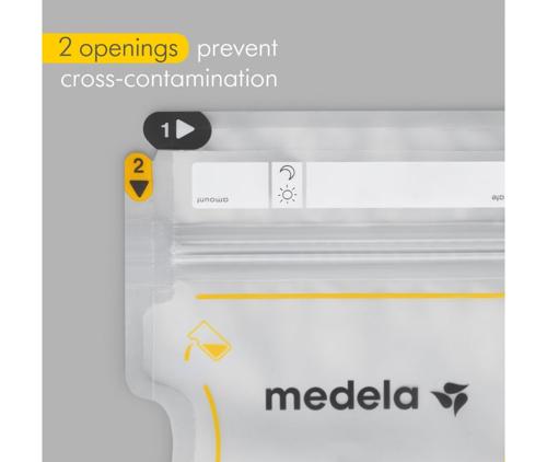 Breast Milk Storage Bags 100 Pack Medela Easy Pour