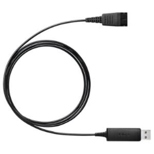 Jabra LINK 230 USB Adapter - Quick Disconnect Cable for Enhanced Audio Quality and Compatibility