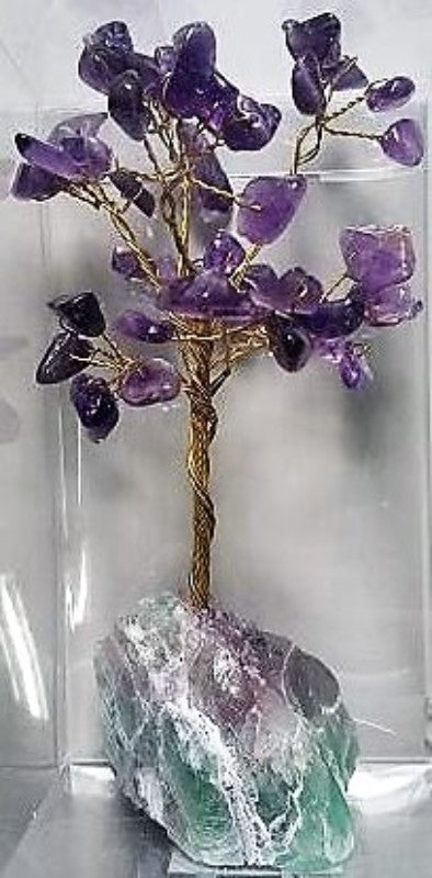 Gemstone Tree with Crystal Base - Amethyst (Large)