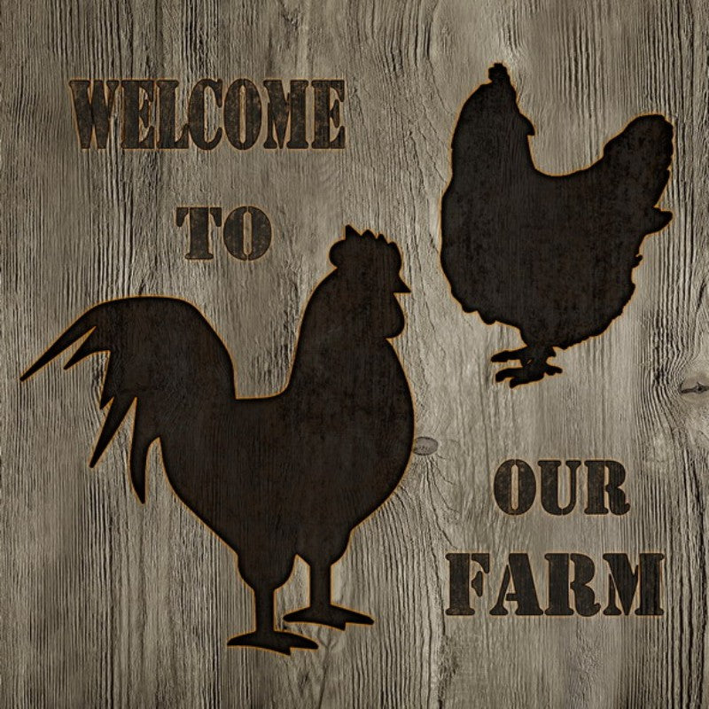Wall Art on MDF - Farm