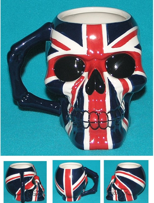Mug - UK Flag Skull