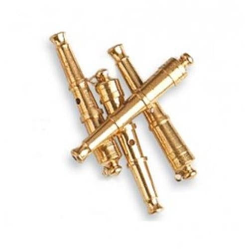 Ship Model Cannon with Ring 30 mm 4pcs Artesania Latina ART 8638