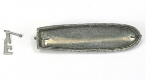 Ship Model Small Boat in Metal 90 mm 1pcs Artesania Latina ART 8820