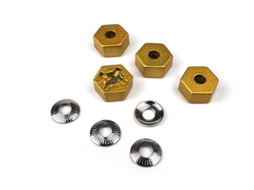 Slyder Metal 12mm Hex Hub Set RC Part Blackzon BL 540243