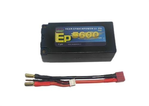 HC Li-Po 7.4v 5600mAh 70C Shorty Battery Pack Eastpower ENF LP2S-5600SH