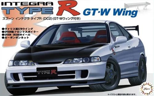 1/24 Honda Spoon Integra Type R DC2 with GT/W Wing Model Kit Fujimi FUJ 048185