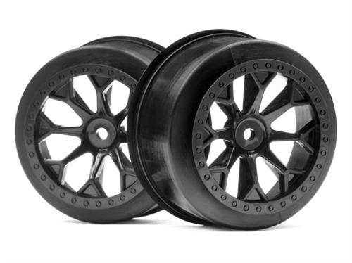 8-SHOT Short Course Wheel 4.5mm Offset/BLACK/2pcs RC Part HPI Racing HP 116521