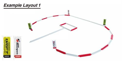 RC Circuit Fence Set Kyosho KP 87131B