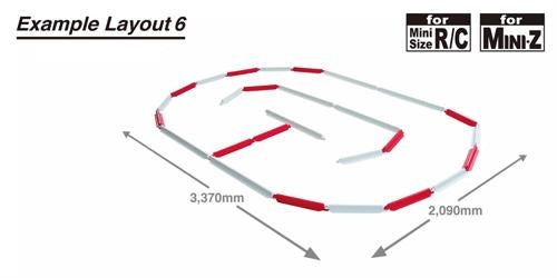 RC Circuit Fence Set Kyosho KP 87131B