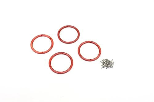 Aluminium Wheel Covers. Red RC Part Kyosho KP EZW003R