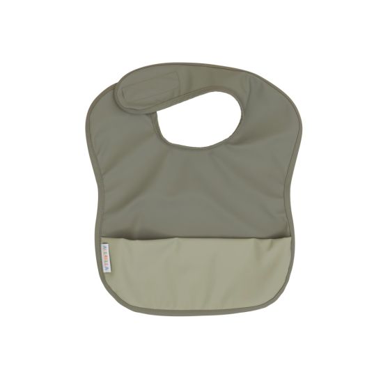 Recycled Pouch Bib - Sage - All4Ella
