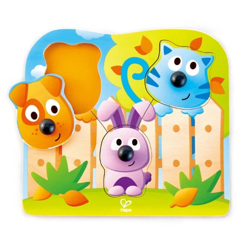 Hape - Big Nose Pet Puzzle - Wooden