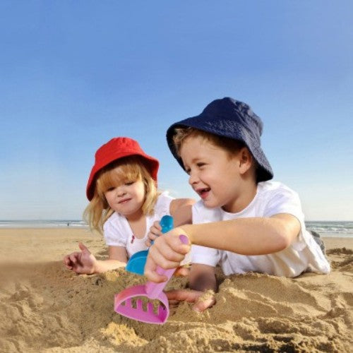 Hape - Beach Barrow Beach Toy -Blue