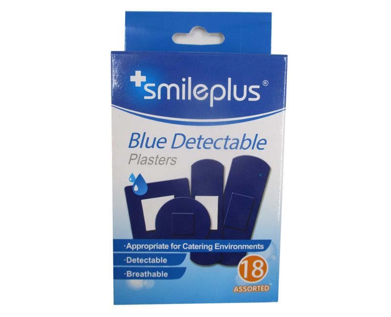 BANDAGE - BLUE DETECTABLE WATERPROOF (12 Packs)