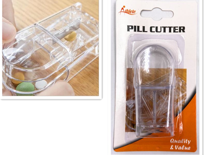 PILL CUTTER - 8.6 x 3.8 x 2.6CM (Set of 12)