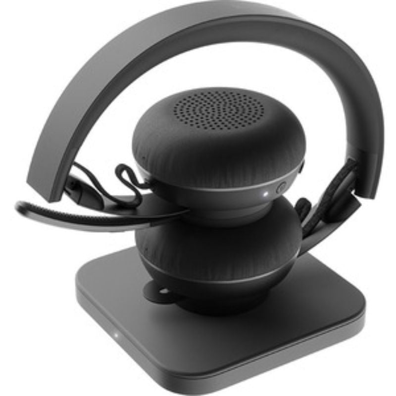 Logitech Zone Wireless Headset: Bluetooth noise-canceling design, ideal for calls, music, and Teams meetings with comfort.