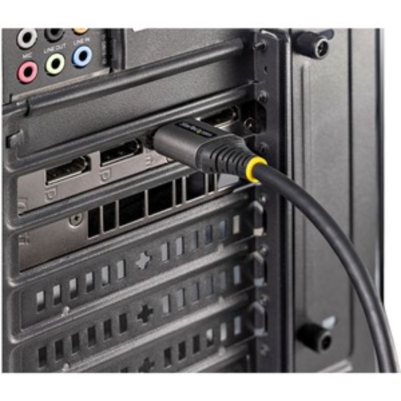 StarTech.com 3.3ft High Speed HDMI Cable supports 4K 60Hz, HDR, Dolby Vision, and 18Gbps for superior multimedia quality.