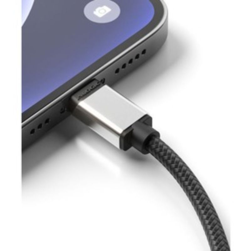 Alogic Ultra Fast Plus 1m USB-A to Lightning cable, designed for fast charging and data sync, durable double-braided design.