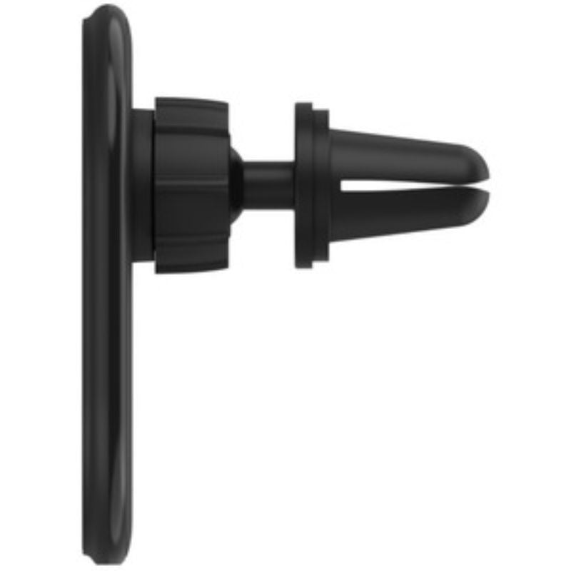 Belkin BOOST?CHARGE MagSafe Auto Charger for iPhone 12, features 10W wireless charging with magnetic alignment for easy use.