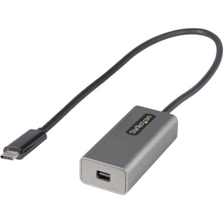 StarTech USB-C to Mini DisplayPort Adapter with 12-inch cable, outputs 4K @ 60Hz resolution for seamless connectivity.