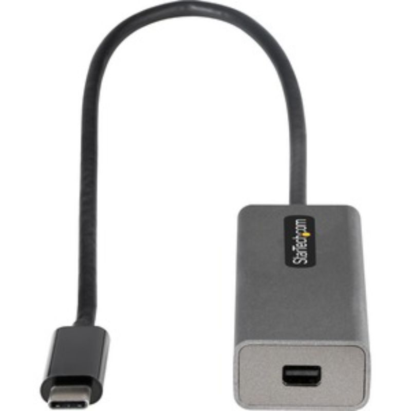 StarTech USB-C to Mini DisplayPort adapter with 12-inch cable, supports 4K at 60Hz for seamless device connectivity.